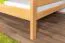 Letto a castello 140 x 200 cm per adulti "Easy Premium Line" K24/n, testiera e pediera dritte, legno massiccio di faggio naturale, laccato, divisibile