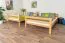 Letto a castello divisibile K24/n | Faggio massello naturale laccato | Materasso a molle Bonnell 140x200 cm