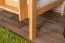 Letto a castello con scivolo 80 x 200 cm | faggio massello naturale laccato | divisibile in due letti singoli | Easy Premium Line K26/n