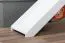 Letto a castello bianco con scivolo 80 x 200 cm | Faggio massello laccato | Divisibile in due letti singoli | Easy Premium Line K27/n