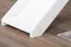 Letto a castello bianco con scivolo 90 x 190 cm | faggio massello laccato | divisibile | Easy Premium Line K29/n