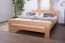 Letto matrimoniale extra lungo Easy Premium Line K6 | Faggio massello naturale | 160 x 220 cm | Design moderno
