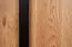 Pannello decorativo da parete Slatina 16 | Rovere naturale e nero elegante | 100 x 140 x 4 cm