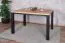 Elegante tavolo da pranzo Varbas 02, bicolore, rovere Gold Craft / nero opaco, 120 x 80 cm, struttura robusta, tavolo da cucina resistente, moderno