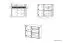 Cassettiera moderna "Heber" 07 | Bianco lucido | 94x119x42 cm | 1 anta, 4 cassetti, 2 scomparti
