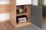 Scrivania per cameretta "Sallingsund" 08 | Rovere, bianco, antracite | 76 x 120 x 51 cm | 1 anta, 1 cassetto, 2 scomparti