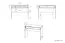 Toeletta "Sydfalster" 05 | Bianco lucido | 79 x 100 x 41 cm | 1 cassetto | Design moderno