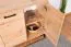 Cassettiera in rovere "Pandrup" 10 | 3 ante, 4 scomparti | 83 x 120 x 40 cm | Design moderno