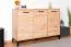 Cassettiera in rovere "Pandrup" 10 | 3 ante, 4 scomparti | 83 x 120 x 40 cm | Design moderno
