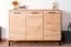 Cassettiera in rovere "Pandrup" 10 | 3 ante, 4 scomparti | 83 x 120 x 40 cm | Design moderno