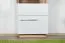 Vetrinetta "Tinlot" 02 | Cerniera destra | Bianco e noce | 193 x 55 x 40 cm | Design moderno