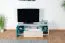 Mobile TV per cameretta "Aalst" 24 | rovere, bianco e blu | 40 x 125 x 50 cm | moderno e funzionale