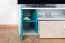 Mobile TV per cameretta "Aalst" 24 | rovere, bianco e blu | 40 x 125 x 50 cm | moderno e funzionale