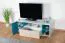 Mobile TV per cameretta "Aalst" 24 | rovere, bianco e blu | 40 x 125 x 50 cm | moderno e funzionale