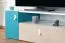Mobile TV per cameretta "Aalst" 24 | rovere, bianco e blu | 40 x 125 x 50 cm | moderno e funzionale