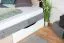 Letto singolo "Lede" 15 per cameretta | 90 x 200 cm | Grigio, rovere e bianco | Design moderno e funzionale