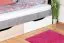 Letto una piazza e mezza per bambini Lede 16 | Grigio Rovere Bianco | 120 x 200 cm | 2 cassetti integrati