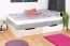 Letto una piazza e mezza per bambini Lede 16 | Grigio Rovere Bianco | 120 x 200 cm | 2 cassetti integrati