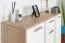 Arredo ufficio completo 5 pezzi | Set A "Palpala" | Rovere Sonoma e bianco | Design moderno | Spessore 18 mm