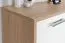 Arredo ufficio completo 5 pezzi | Set A "Palpala" | Rovere Sonoma e bianco | Design moderno | Spessore 18 mm