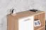 Arredo ufficio completo 5 pezzi | Set A "Palpala" | Rovere Sonoma e bianco | Design moderno | Spessore 18 mm