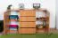 Cassettiera "Tandil" 15 in ontano | Design moderno | 82 x 135 x 40 cm | 4 cassetti e 2 ante