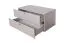 Cassettiera Skalle 08 per cameretta | Grigio | 47 x 94 x 49 cm | 2 cassetti con soft close
