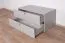 Cassettiera Skalle 08 per cameretta | Grigio | 47 x 94 x 49 cm | 2 cassetti con soft close