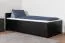 Letto singolo Marincho 81 nero | Incluso letto estraibile | 90 x 200 cm | Design moderno e stabile