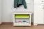 Cassapanca Falefa 15 avorio | 45 x 70 x 39 cm | Stile moderno | Sistema Soft-Close | Piedini regolabili