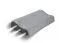Cuscino ergonomico piccolo in memory foam | Supporto cervicale anatomico | Bianco elegante | 8 / 11 x 31 x 50 cm