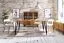 Tavolo da pranzo in rovere selvatico massello oliato | Design esclusivo | 100 x 150 cm | Gambe in acciaio nero