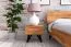 Comodino Masterton 04 | Faggio massello oliato | 42 x 45 x 45 cm | Design elegante