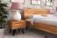 Comodino Masterton 04 | Faggio massello oliato | 42 x 45 x 45 cm | Design elegante