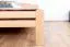 Letto super king size "Easy Premium Line" K4 in faggio massello naturale, 200 x 200 cm