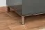 Cassettiera Vaitele 15 | 5 cassetti | antracite lucido/noce | 123 x 60 x 45 cm | Soft Close
