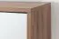 Vetrina "Manase" 05 | Rovere marrone e bianco lucido | 150 x 77 x 41 cm | Design moderno e funzionale