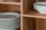 Arredo soggiorno moderno 5 pezzi | Rovere marrone e bianco lucido | Set "Manase" | Design contemporaneo