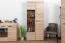 Vetrinetta alta "Gabes" 02 | Rovere Sonoma | 194 x 80 x 37 cm | Design moderno | 6 ripiani