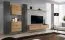 Pensile moderno Balestrand 96 | Ampio spazio contenitivo | Grigio e rovere Wotan | 180 x 330 x 40 cm | 4 ante