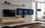 Pensile Balestrand 269 | Rovere Wotan e Nero | 150 x 340 x 40 cm | Apertura Push-to-Open