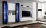 Pensile design Balestrand 246 | Nero/Bianco | 180 x 330 x 40 cm | Illuminazione LED | Stile moderno