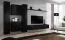Pensile Balestrand 82 nero | 180 x 330 x 40 cm | Ampio spazio organizzativo | Sistema Push To Open