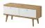 Mobile porta TV Maryhill 03 | Rovere Riviera e Bianco | 50 x 107 x 40 cm | Compatto e Funzionale