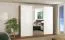 Armadio scorrevole 3 ante Palanka 03 | Specchio centrale | Bianco lucido & Rovere Artisan | 224 x 262,5 x 65,5 cm