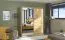 Armadio scorrevole Kule 04 rovere Artisan | 1 anta a specchio | 6 scomparti | 210 x 179 x 62,5 cm