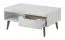 Tavolino moderno Cathcart 02 | Rovere Riviera/Bianco | 46 x 107 x 67 cm | MDF laminato