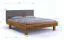 Letto king size "Venant" 03, rovere massello, oliato, 180 x 200 cm