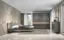 Comodino Vaitele 16 | Antracite lucido e noce | 92 x 56 x 41 cm | Design moderno e sistema Soft Close