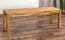 Panca in rovere massello "Wooden Nature" 134 | 140 x 33 cm | Design moderno e naturale